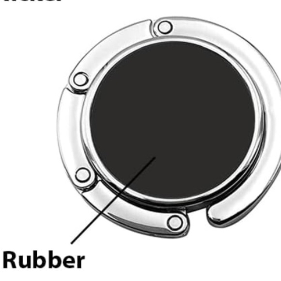 The Starry Night Silver Compact Purse Hook for Table Handbag Holder Hanger - Picture 5 of 6